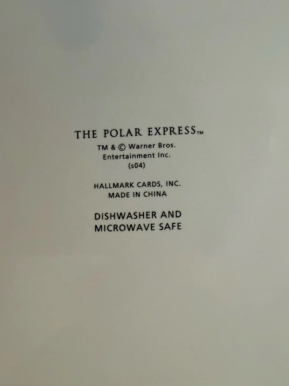 Retired Hallmark The Polar Express “Believe” Christmas Plate